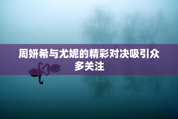 周妍希与尤妮的精彩对决吸引众多关注