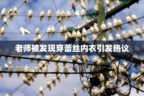 老师被发现穿蕾丝内衣引发热议