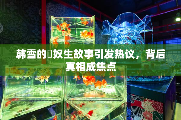 韩雪的婬奴生故事引发热议，背后真相成焦点