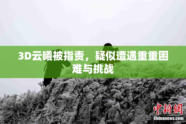 3D云曦被指责，疑似遭遇重重困难与挑战