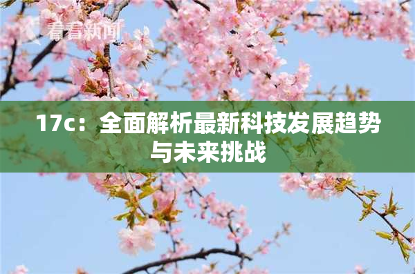 17c：全面解析最新科技发展趋势与未来挑战