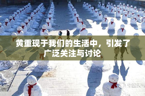 黄重现于我们的生活中，引发了广泛关注与讨论