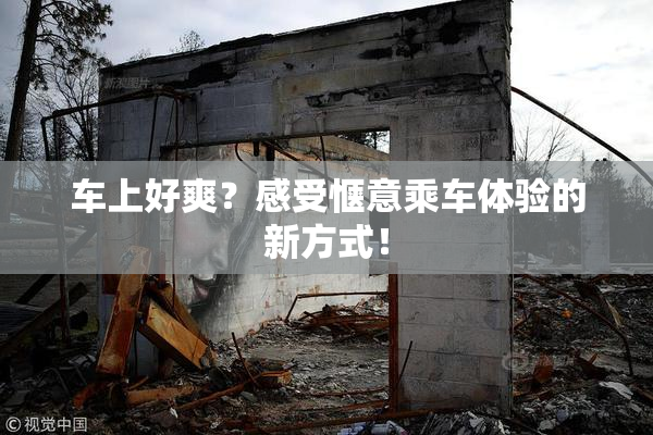 车上好爽？感受惬意乘车体验的新方式！
