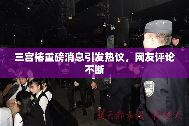 三宫椿重磅消息引发热议，网友评论不断