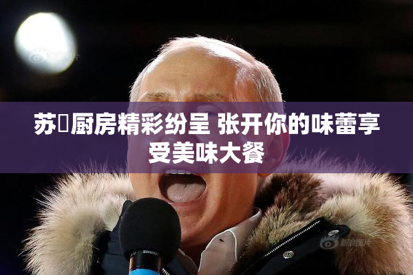苏玥厨房精彩纷呈 张开你的味蕾享受美味大餐