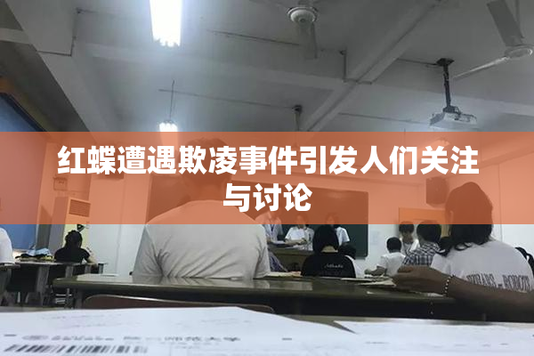 红蝶遭遇欺凌事件引发人们关注与讨论