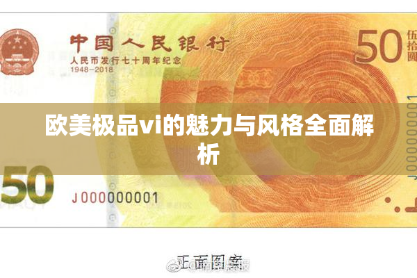 欧美极品vi的魅力与风格全面解析