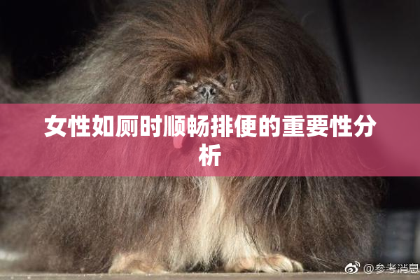 女性如厕时顺畅排便的重要性分析