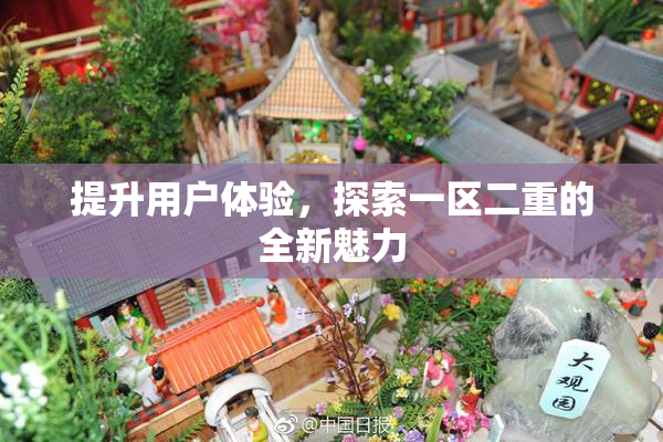 提升用户体验，探索一区二重的全新魅力