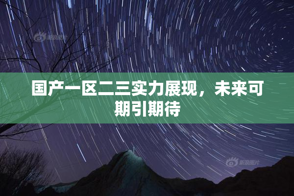 国产一区二三实力展现，未来可期引期待