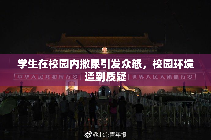 学生在校园内撒尿引发众怒，校园环境遭到质疑