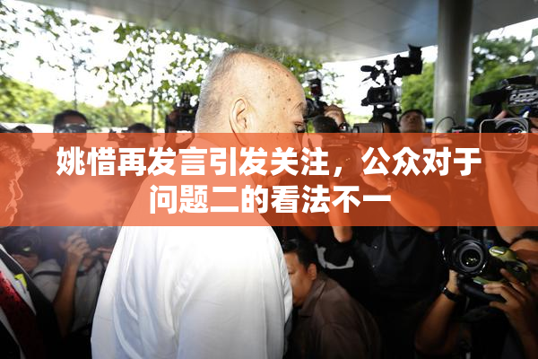 姚惜再发言引发关注，公众对于问题二的看法不一