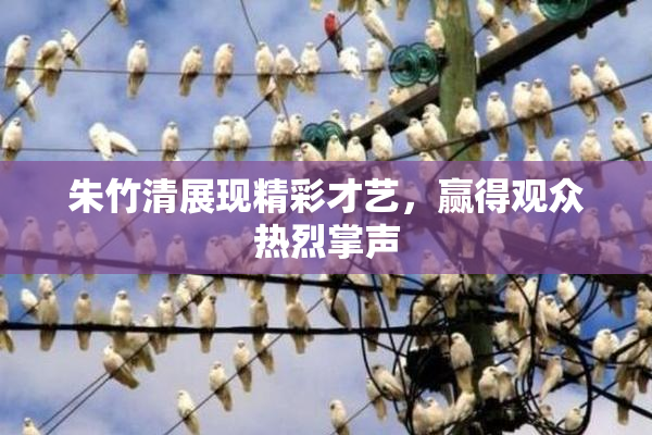 朱竹清展现精彩才艺，赢得观众热烈掌声