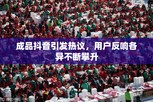成品抖音引发热议，用户反响各异不断攀升