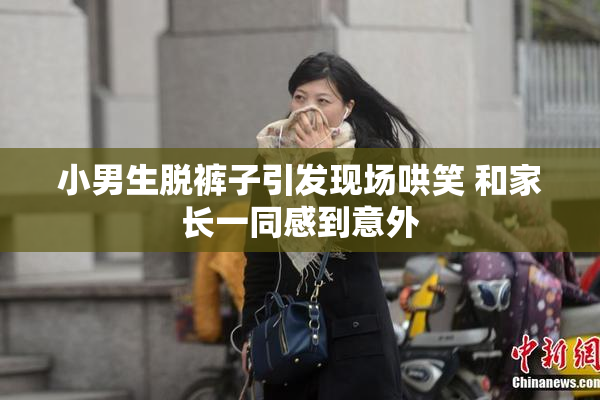 小男生脱裤子引发现场哄笑 和家长一同感到意外