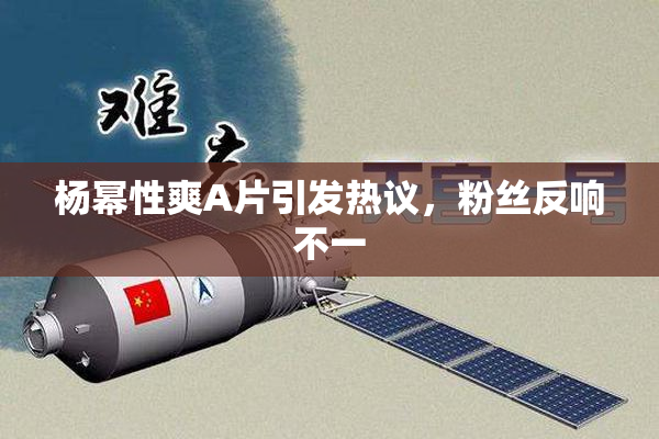 杨幂性爽A片引发热议，粉丝反响不一