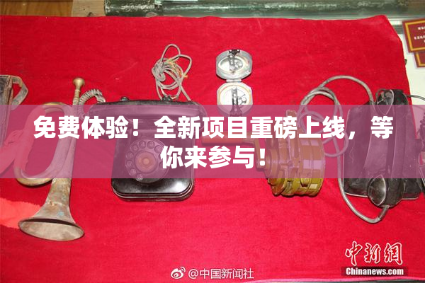 免费体验！全新项目重磅上线，等你来参与！