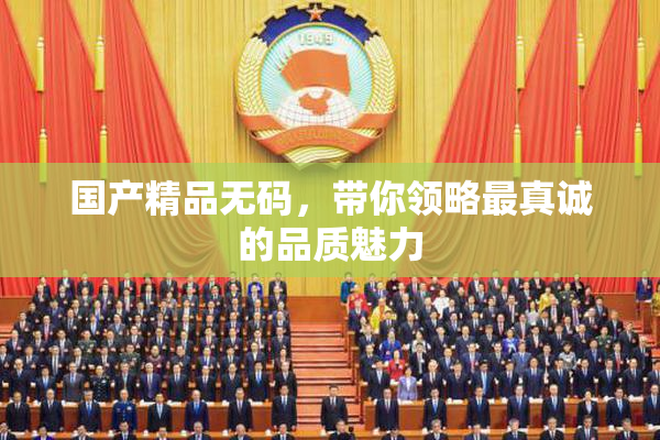 国产精品无码，带你领略最真诚的品质魅力