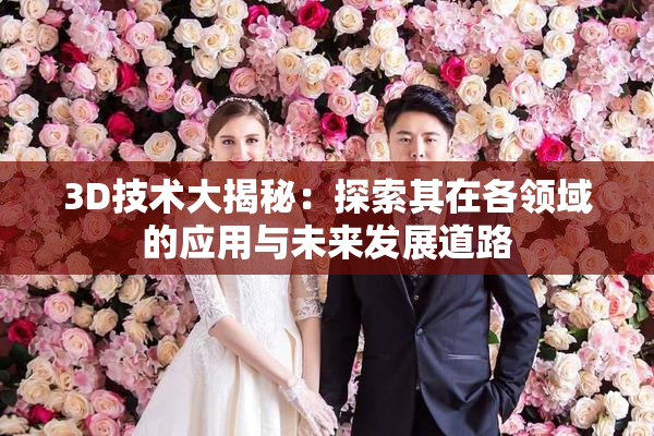 3D技术大揭秘：探索其在各领域的应用与未来发展道路