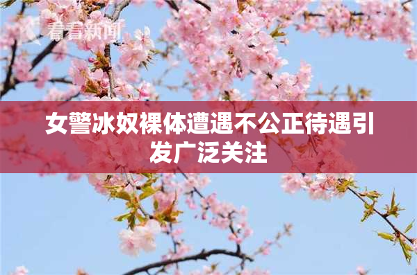 女警冰奴裸体遭遇不公正待遇引发广泛关注