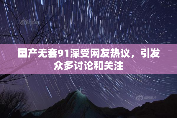 国产无套91深受网友热议，引发众多讨论和关注