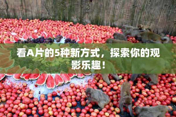 看A片的5种新方式，探索你的观影乐趣！