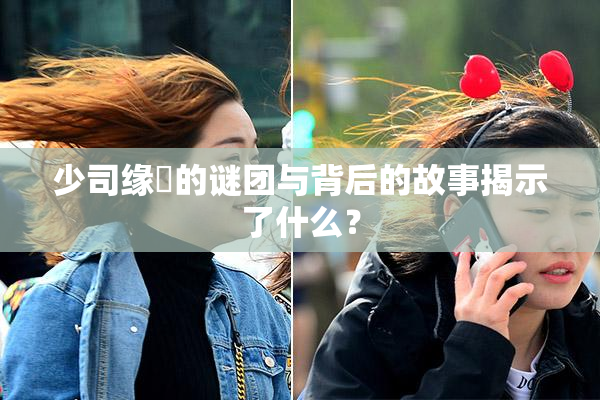 少司缘婬的谜团与背后的故事揭示了什么？
