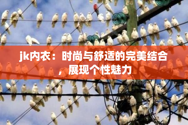 jk内衣：时尚与舒适的完美结合，展现个性魅力