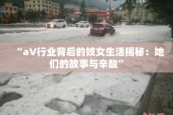“aV行业背后的妓女生活揭秘：她们的故事与辛酸”