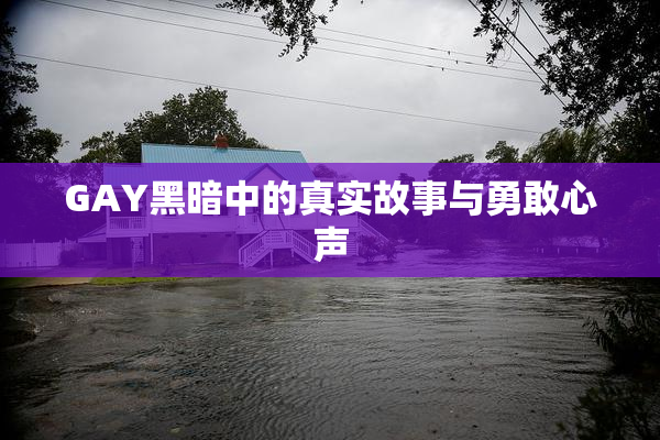 GAY黑暗中的真实故事与勇敢心声