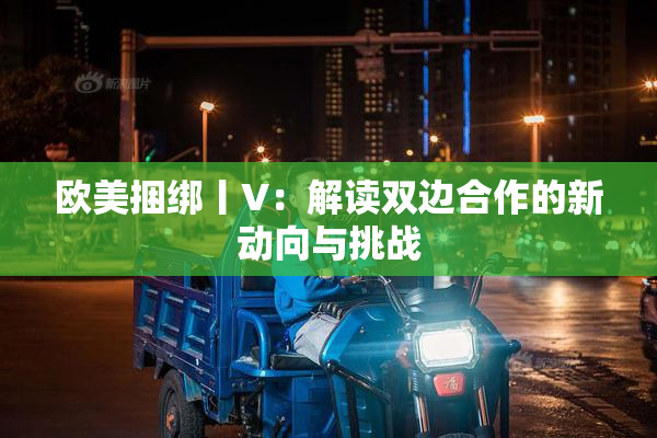 欧美捆绑丨V：解读双边合作的新动向与挑战