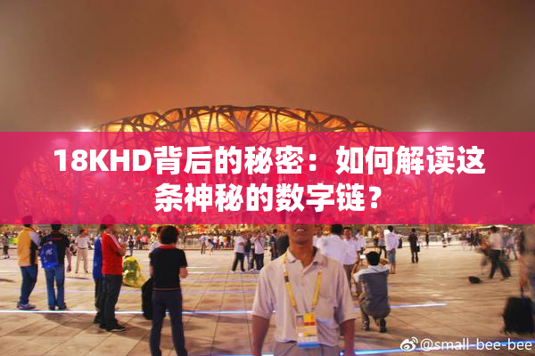 18KHD背后的秘密：如何解读这条神秘的数字链？