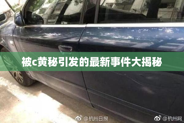 被c黄秘引发的最新事件大揭秘