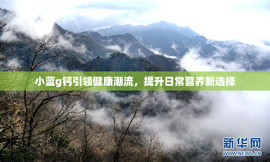 小蓝g钙引领健康潮流，提升日常营养新选择