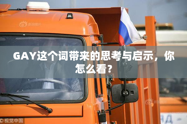 GAY这个词带来的思考与启示，你怎么看？