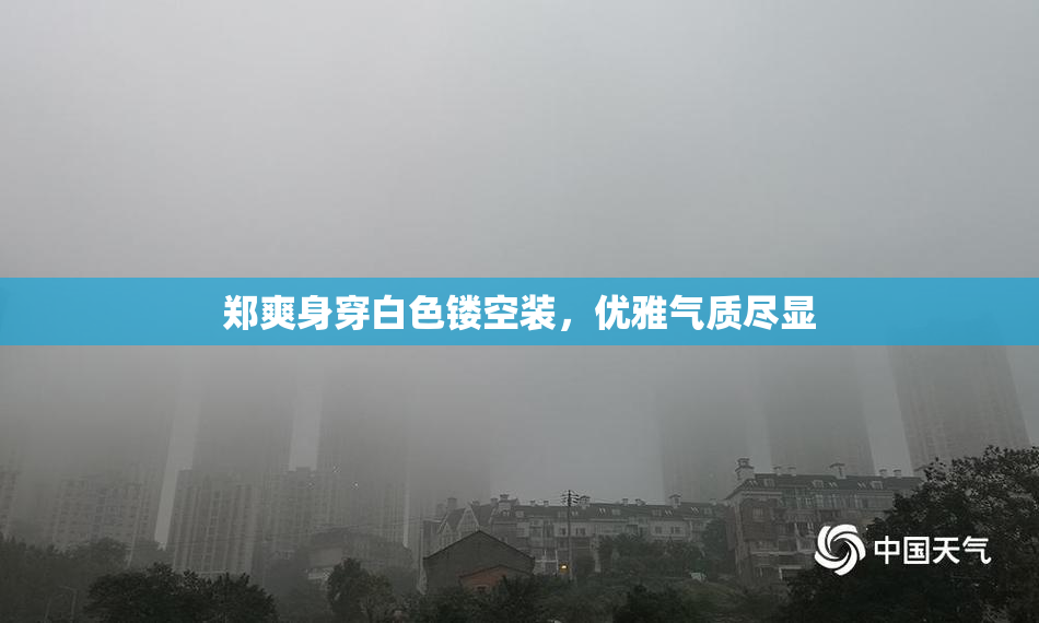 郑爽身穿白色镂空装，优雅气质尽显