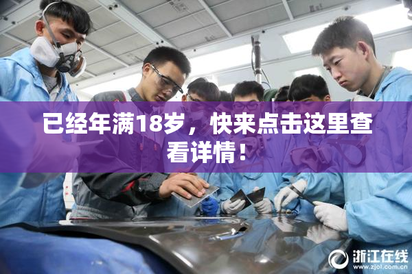 已经年满18岁，快来点击这里查看详情！