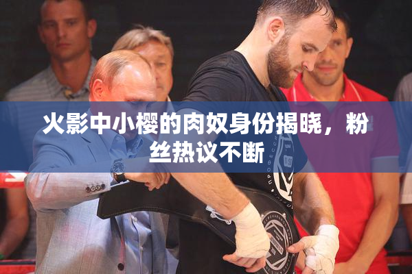 火影中小樱的肉奴身份揭晓，粉丝热议不断