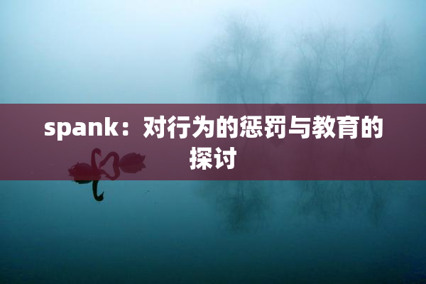spank：对行为的惩罚与教育的探讨