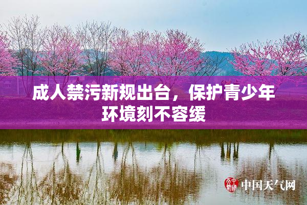 成人禁污新规出台，保护青少年环境刻不容缓