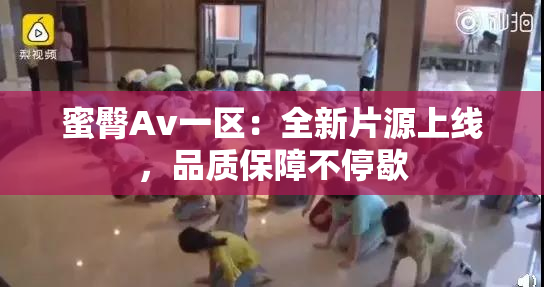 蜜臀Av一区：全新片源上线，品质保障不停歇