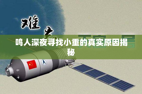 鸣人深夜寻找小重的真实原因揭秘