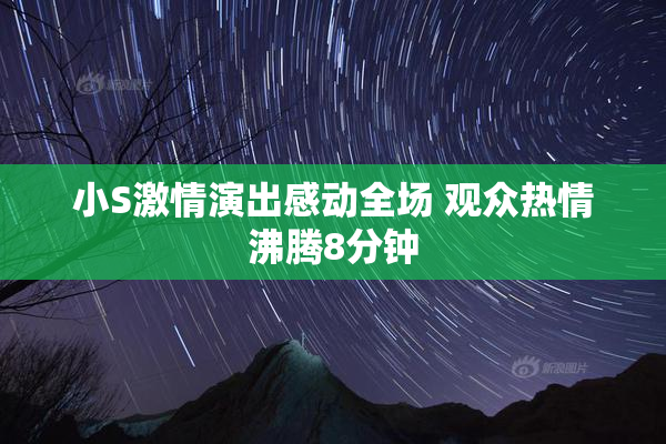 小S激情演出感动全场 观众热情沸腾8分钟
