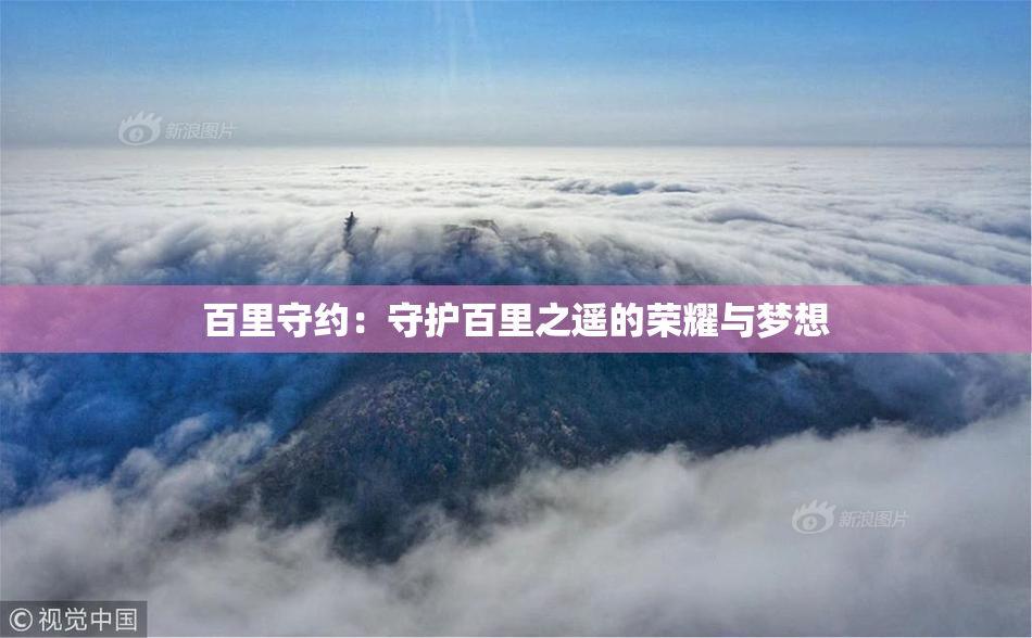 百里守约：守护百里之遥的荣耀与梦想
