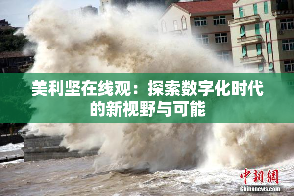 美利坚在线观：探索数字化时代的新视野与可能