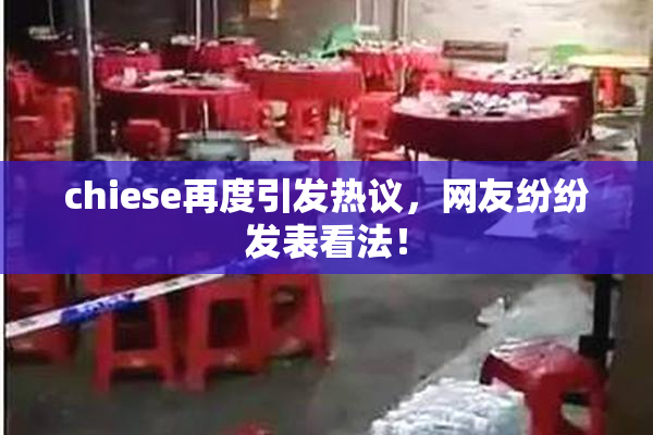 chiese再度引发热议，网友纷纷发表看法！
