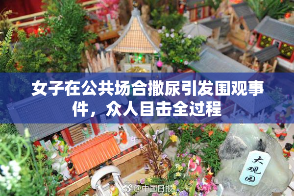 女子在公共场合撒尿引发围观事件，众人目击全过程