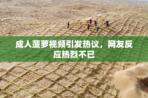 成人菠萝视频引发热议，网友反应热烈不已