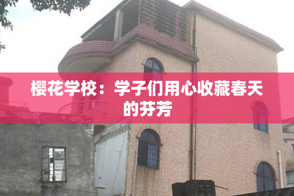 樱花学校：学子们用心收藏春天的芬芳