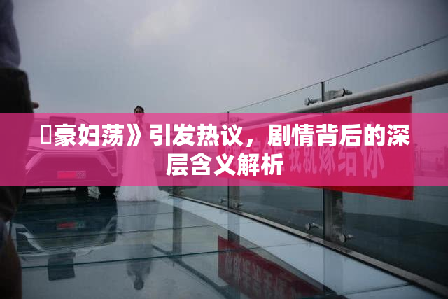 巜豪妇荡》引发热议，剧情背后的深层含义解析